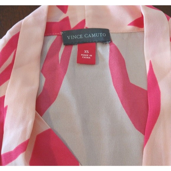 Vince Camuto Sleeveless Top Women XS Pink Career Casual B42 - Picture 3 of 6